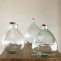 custom modern colorful transparent glass vase